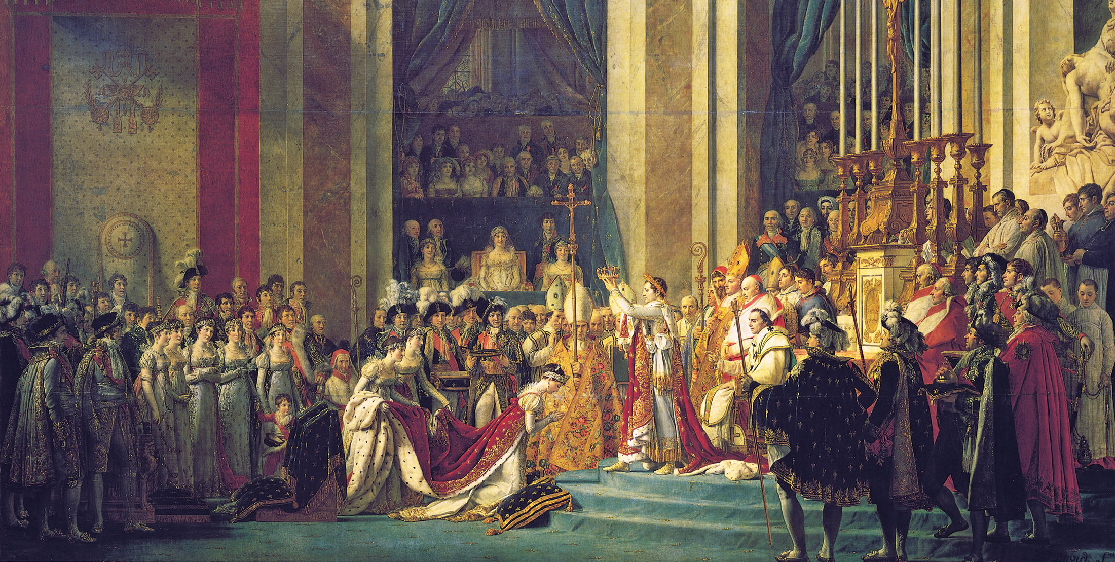 Napoleon, once an outcast, was crowned emperor in 1804.